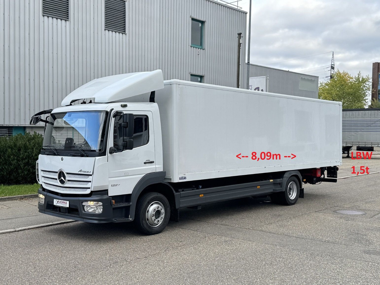 Mercedes-Benz Atego 1227L Koffer 8m LBW Klima Diff. Sperre - משאית תיבה: תמונה 1 Mercedes-Benz Atego 1227L Koffer 8m LBW Klima Diff. Sperre - משאית תיבה: תמונה 1