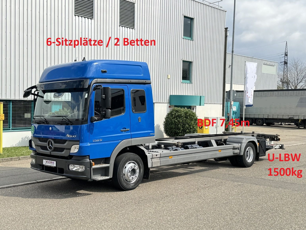 Mercedes-Benz Atego 1529 LL BDF 6-Sitze Umzug u-LBW Gr-Haus - מוביל מכולות/ משאית החלפת גוף: תמונה 1 Mercedes-Benz Atego 1529 LL BDF 6-Sitze Umzug u-LBW Gr-Haus - מוביל מכולות/ משאית החלפת גוף: תמונה 1