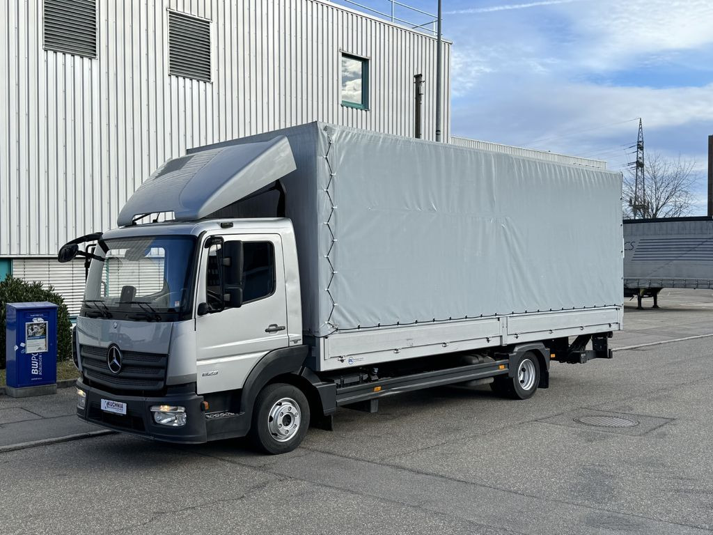 Mercedes-Benz Atego 823L Pritsche 7,2m LBW Klima Automatik - כלי רכב מסחרי עם וילונות צד: תמונה 3 Mercedes-Benz Atego 823L Pritsche 7,2m LBW Klima Automatik - כלי רכב מסחרי עם וילונות צד: תמונה 3