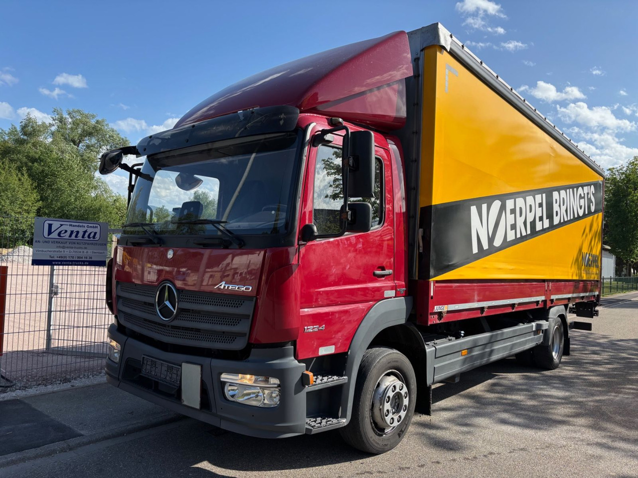 Mercedes-Benz Atego III 1224L, Euro-6, Klima, LBW, Schiebeplan - משאית וילונות צד: תמונה 1 Mercedes-Benz Atego III 1224L, Euro-6, Klima, LBW, Schiebeplan - משאית וילונות צד: תמונה 1