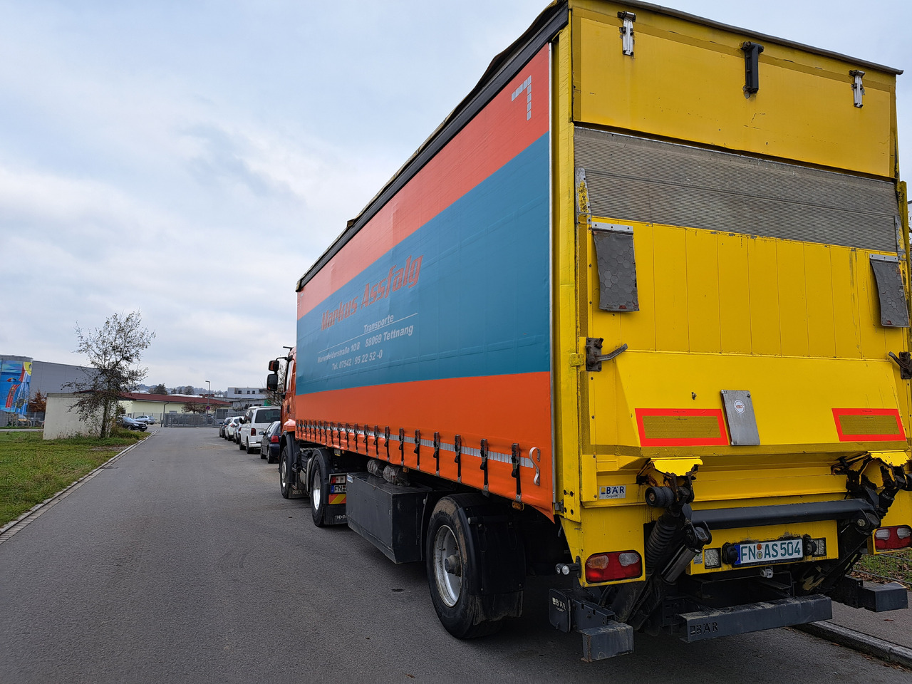 MEUSBURGER MPS-1 - סמיטריילר עם וילונות צד: תמונה 1 MEUSBURGER MPS-1 - סמיטריילר עם וילונות צד: תמונה 1