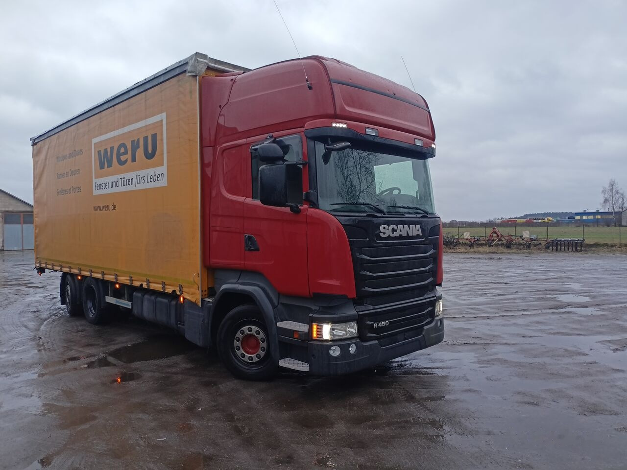 Scania R450 Transport okien - משאית וילונות צד: תמונה 2 Scania R450 Transport okien - משאית וילונות צד: תמונה 2