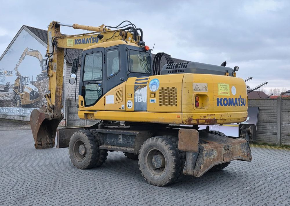 Komatsu PW 180-7EO, 2007 ROK, PODPORY + PŁUG - מחפר גלגלים: תמונה 3 Komatsu PW 180-7EO, 2007 ROK, PODPORY + PŁUG - מחפר גלגלים: תמונה 3
