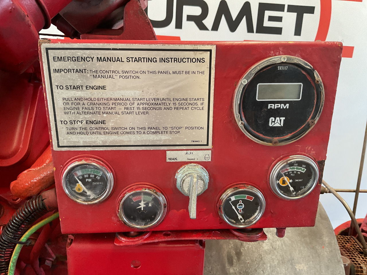 Caterpillar 3412, power unit/waterpump (1) - משאבת מים: תמונה 4 Caterpillar 3412, power unit/waterpump (1) - משאבת מים: תמונה 4