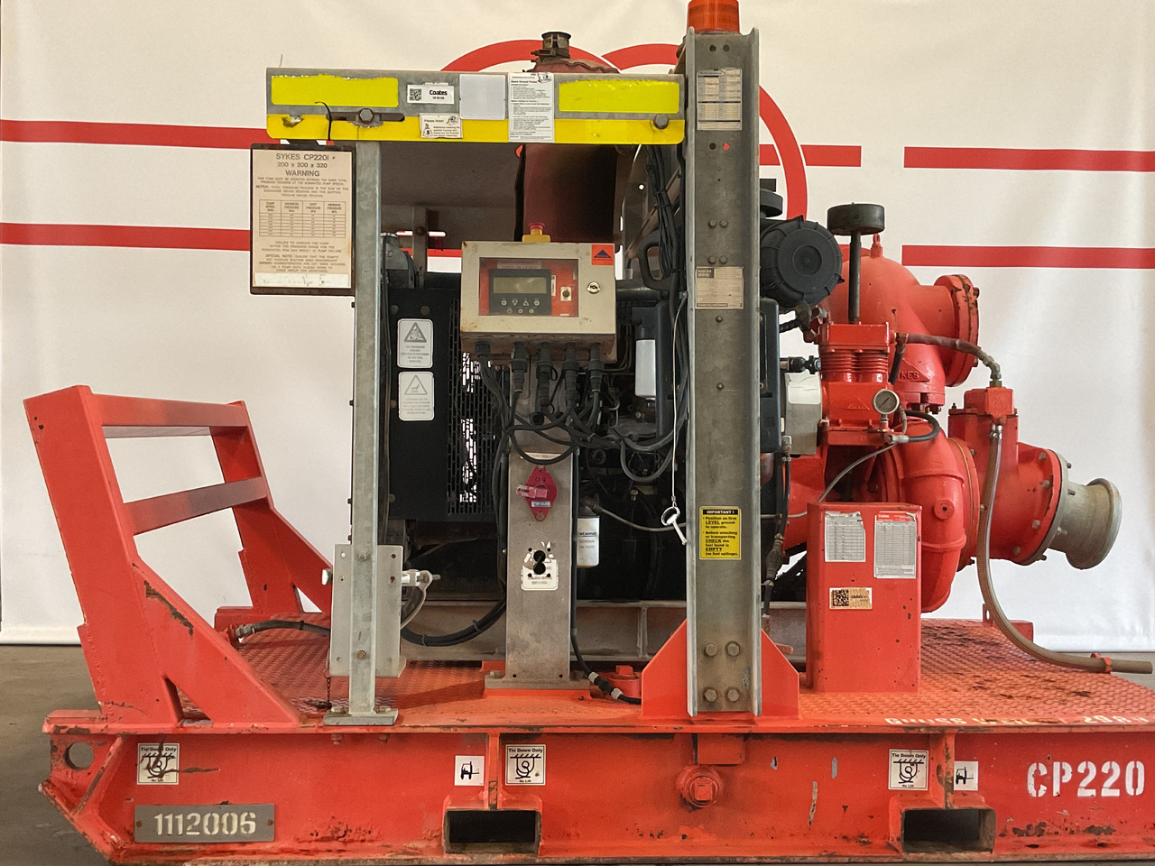 Sykes CP220i water pump, very complete. Perkins powered water pump. - משאבת מים: תמונה 1 Sykes CP220i water pump, very complete. Perkins powered water pump. - משאבת מים: תמונה 1