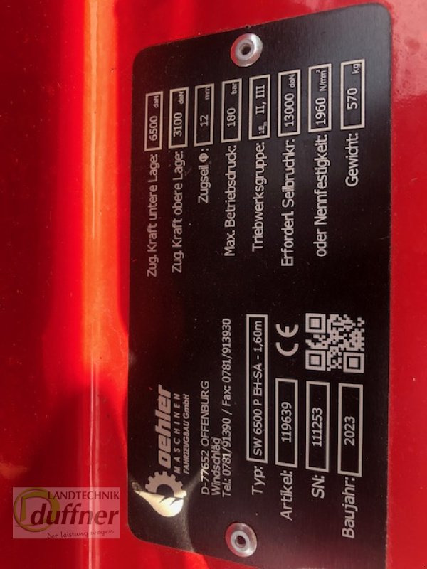 Oehler OL SW 6500 P EH-SA - כננת עבור ציוד יער: תמונה 5 Oehler OL SW 6500 P EH-SA - כננת עבור ציוד יער: תמונה 5