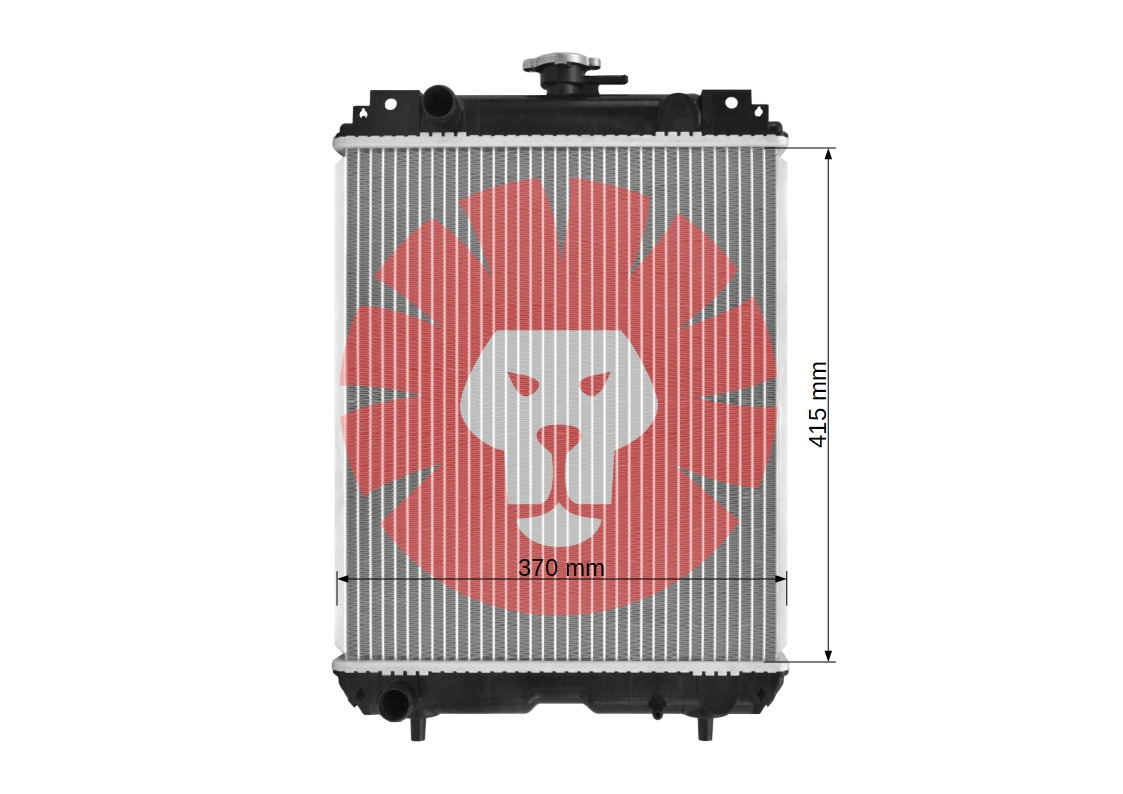 CASE CX15B CX17B CX18B - רדיאטור עבור מיני מחפר: תמונה 3 CASE CX15B CX17B CX18B - רדיאטור עבור מיני מחפר: תמונה 3