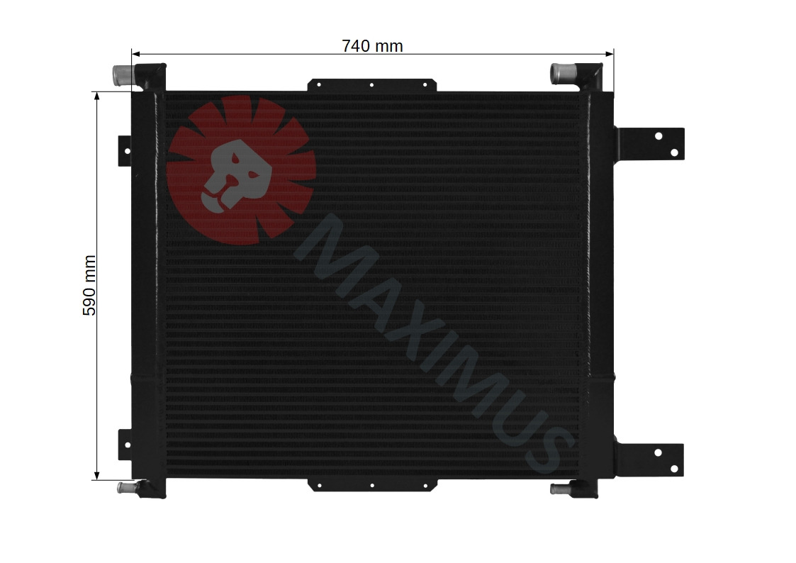 CASE NEW HOLLAND CASE 821G , 821F , 821G2 , 821F , NEW HOLLAND WC190C - רדיאטור עבור מחפר: תמונה 2 CASE NEW HOLLAND CASE 821G , 821F , 821G2 , 821F , NEW HOLLAND WC190C - רדיאטור עבור מחפר: תמונה 2