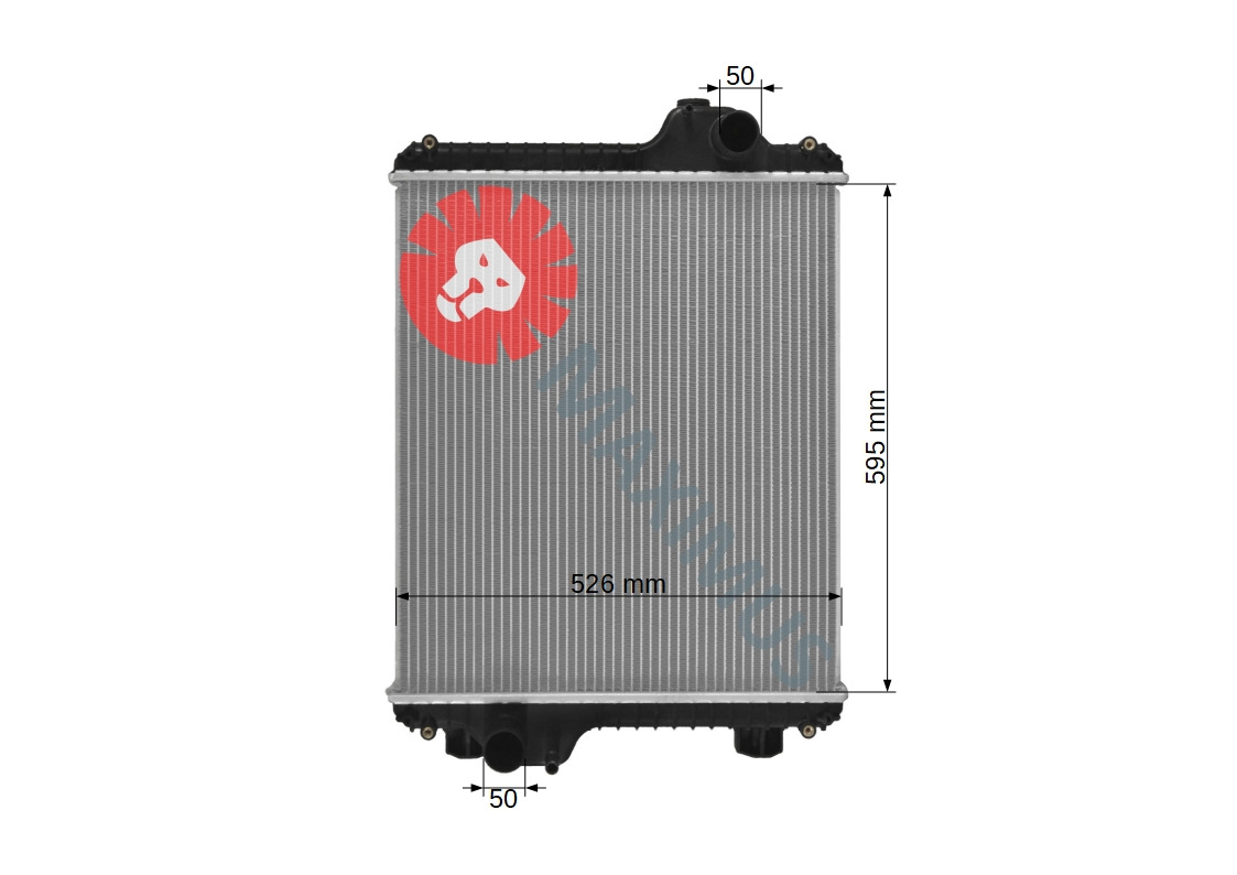 CASE NEW HOLLAND MXM140 , MXM155 , TM140 , TM155 - רדיאטור עבור טרקטור חקלאי: תמונה 2 CASE NEW HOLLAND MXM140 , MXM155 , TM140 , TM155 - רדיאטור עבור טרקטור חקלאי: תמונה 2