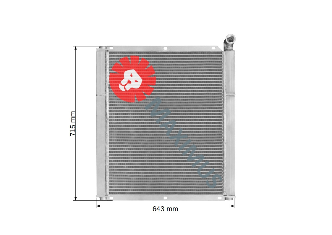 DEMAG SPRINT 055 - רדיאטור עבור מדחס אוויר: תמונה 2 DEMAG SPRINT 055 - רדיאטור עבור מדחס אוויר: תמונה 2