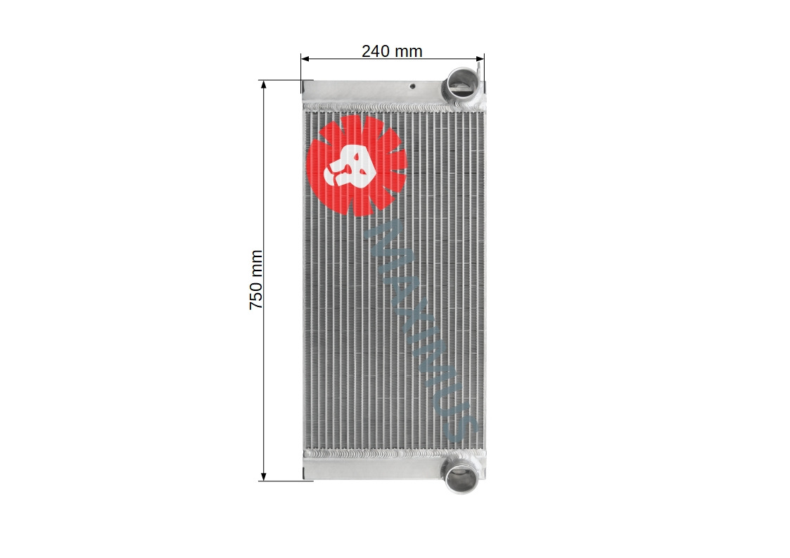 JCB 536-70 540-140 531-70 533-105 535-95 536-60 536-70 540-170 541-70 550-140 - רדיאטור עבור מפעיל טלסקופי: תמונה 3 JCB 536-70 540-140 531-70 533-105 535-95 536-60 536-70 540-170 541-70 550-140 - רדיאטור עבור מפעיל טלסקופי: תמונה 3