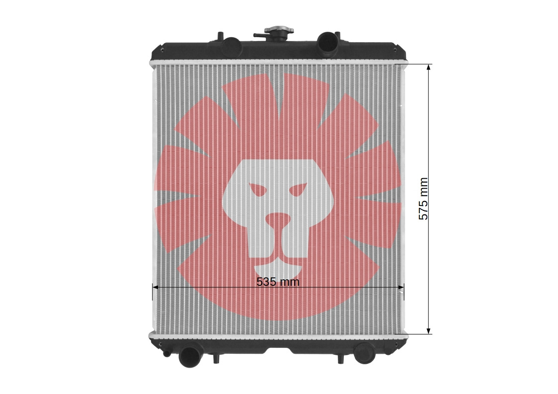 KUBOTA B1750 B2150 M100 M110 M120 M125 - רדיאטור עבור טרקטור חקלאי: תמונה 3 KUBOTA B1750 B2150 M100 M110 M120 M125 - רדיאטור עבור טרקטור חקלאי: תמונה 3