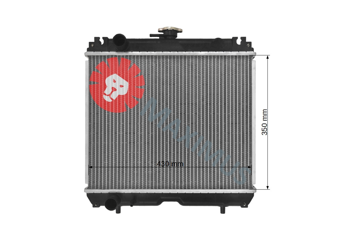 KUBOTA B3000 , B3030 - רדיאטור עבור טרקטור קומפקטי: תמונה 2 KUBOTA B3000 , B3030 - רדיאטור עבור טרקטור קומפקטי: תמונה 2