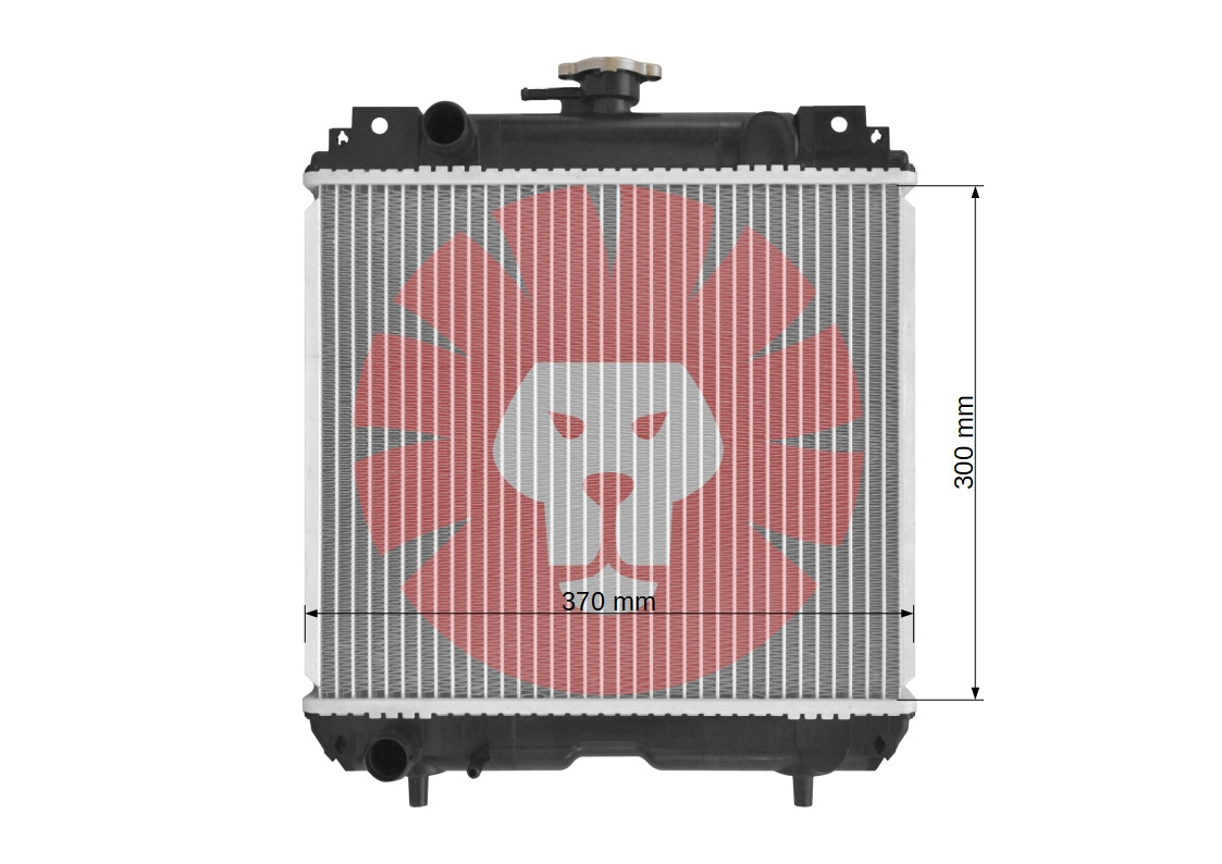 KUBOTA GB13 GB14 GB15 - רדיאטור עבור טרקטור קומפקטי: תמונה 3 KUBOTA GB13 GB14 GB15 - רדיאטור עבור טרקטור קומפקטי: תמונה 3