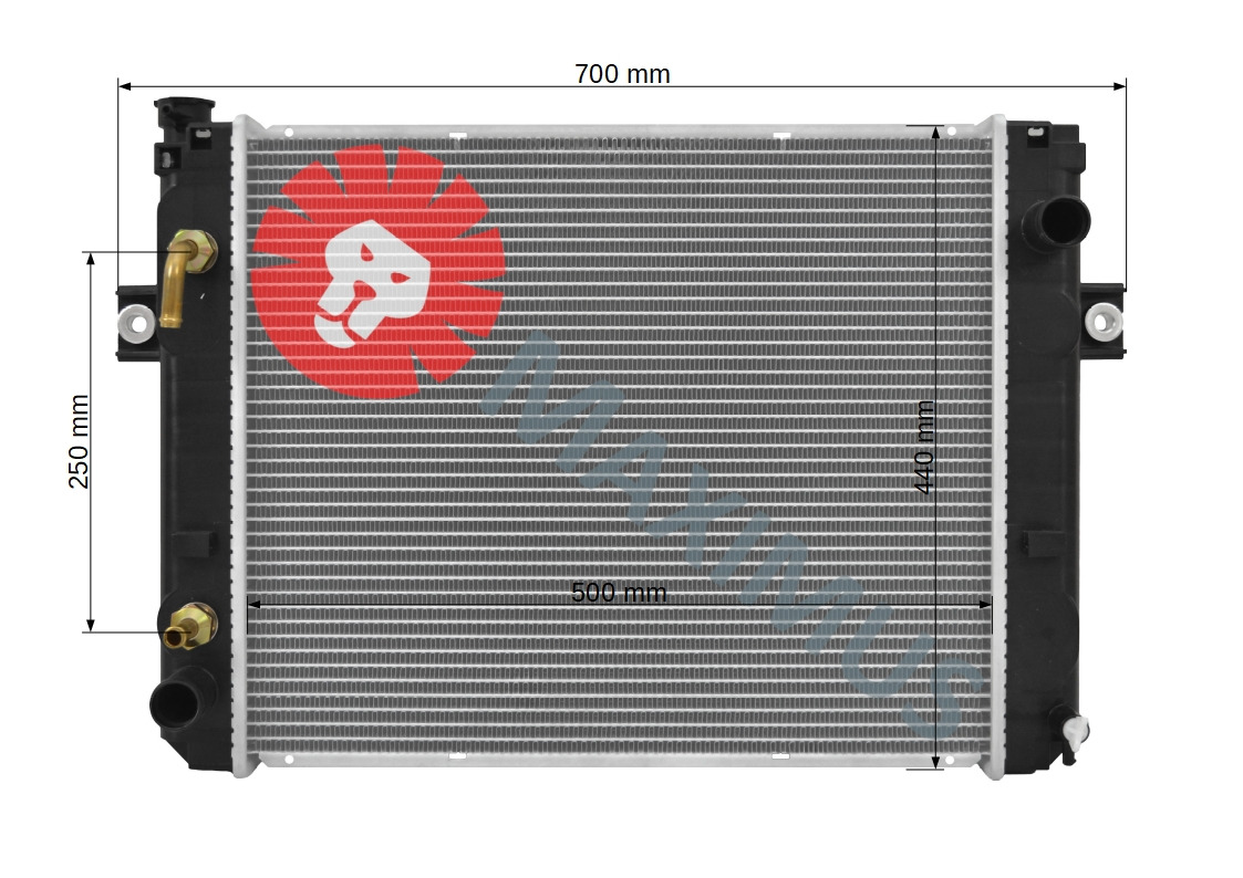 TOYOTA WÓZEK WIDŁOWY - רדיאטור עבור מלגזה: תמונה 2 TOYOTA WÓZEK WIDŁOWY - רדיאטור עבור מלגזה: תמונה 2