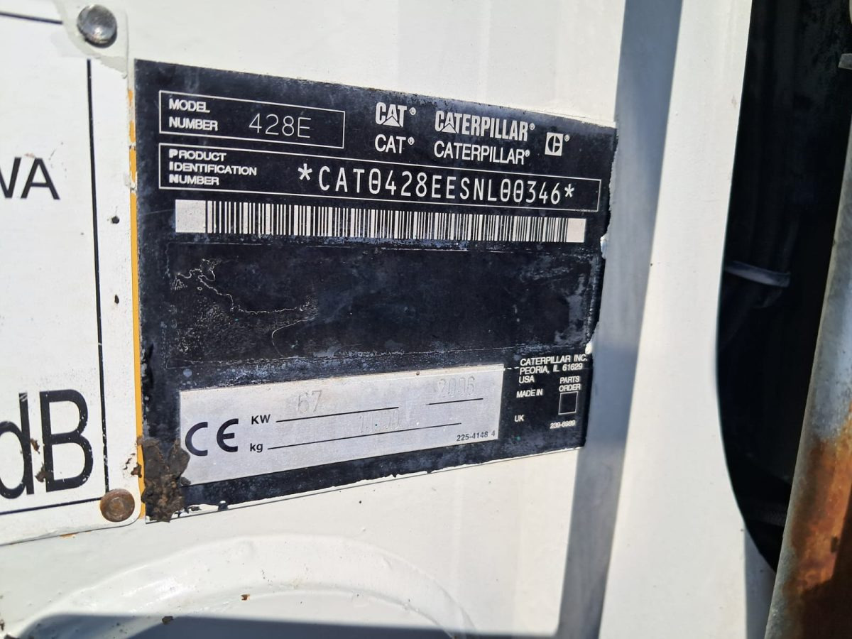 CATERPILLAR 428E - מחפרון: תמונה 2 CATERPILLAR 428E - מחפרון: תמונה 2