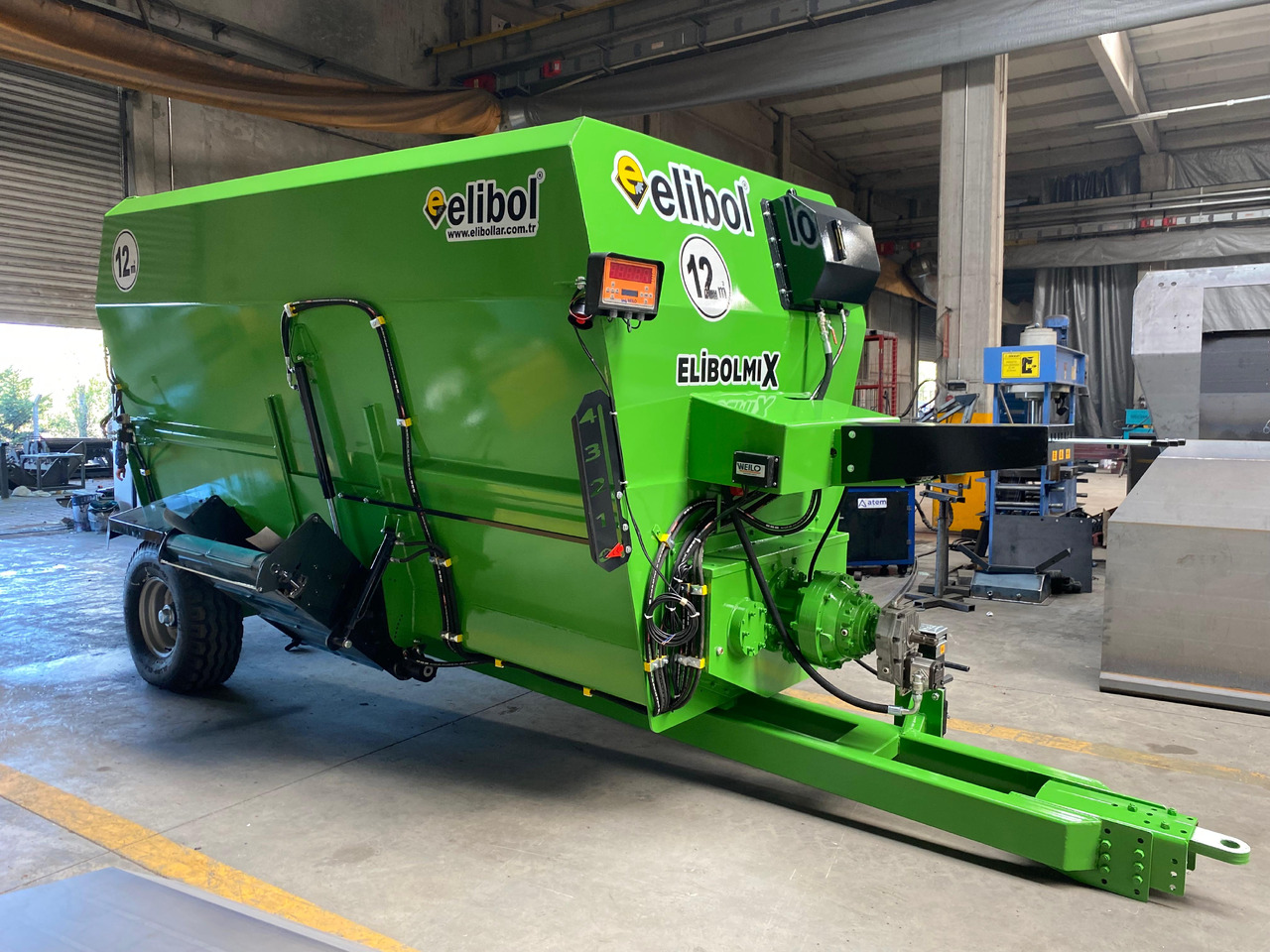ELİBOL ELİBOLMIX 12M³ HORIZONTAL FEED MIXER - עגלת מערבל מספוא: תמונה 4 ELİBOL ELİBOLMIX 12M³ HORIZONTAL FEED MIXER - עגלת מערבל מספוא: תמונה 4