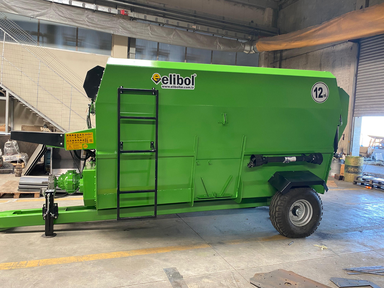 ELİBOL ELİBOLMIX 12M³ HORIZONTAL FEED MIXER - עגלת מערבל מספוא: תמונה 2 ELİBOL ELİBOLMIX 12M³ HORIZONTAL FEED MIXER - עגלת מערבל מספוא: תמונה 2