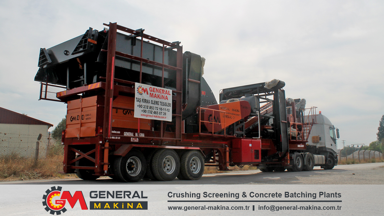 General Makina 01 Series Mobile Crushing and Screening Plant - מגרסה ניידת: תמונה 3 General Makina 01 Series Mobile Crushing and Screening Plant - מגרסה ניידת: תמונה 3