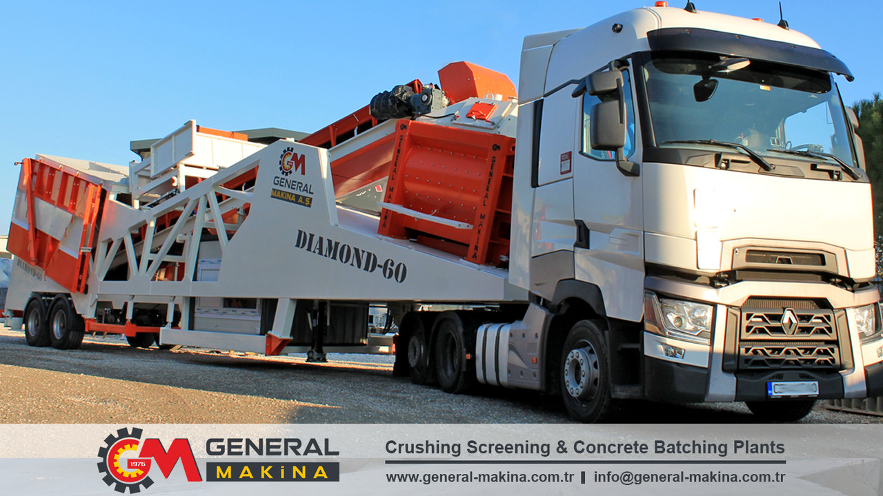 General Makina Diamond 60 m3 Mobile Concrete Batching Plant - מנחית בטון: תמונה 1 General Makina Diamond 60 m3 Mobile Concrete Batching Plant - מנחית בטון: תמונה 1