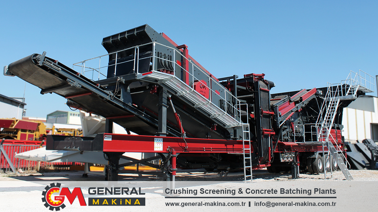 חָדָשׁ מגרסה ניידת General Makina GNR03 Mobile Crushing System: תמונה 12