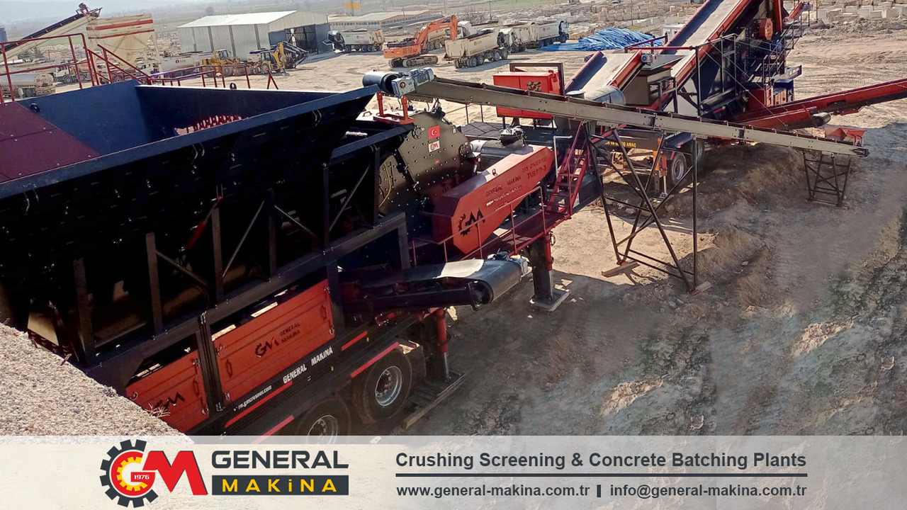חָדָשׁ מגרסה ניידת General Makina GNR03 Mobile Crushing System: תמונה 8