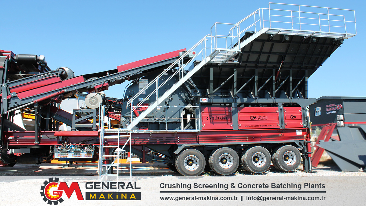 חָדָשׁ מגרסה ניידת General Makina GNR03 Mobile Crushing System: תמונה 6