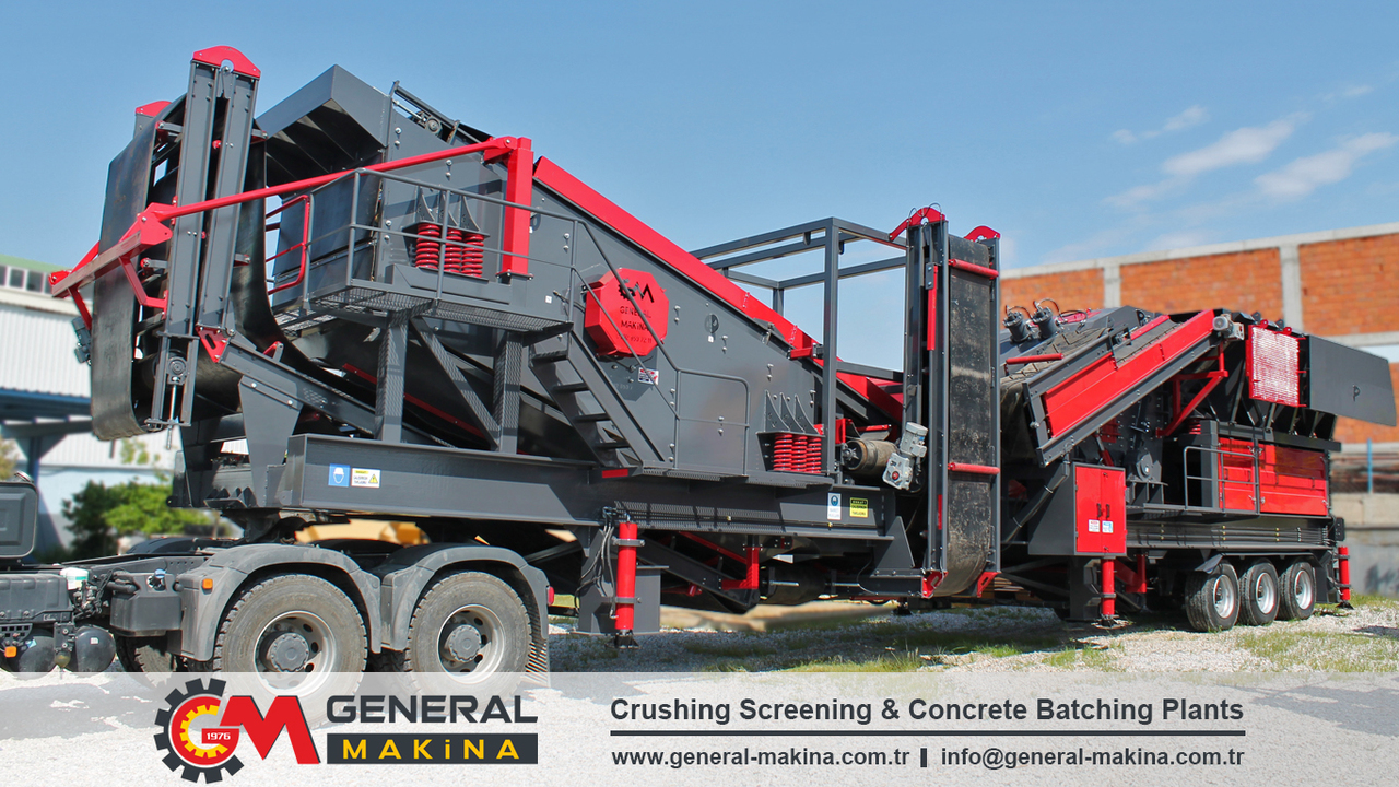 חָדָשׁ מגרסה ניידת General Makina GNR03 Mobile Crushing System: תמונה 13