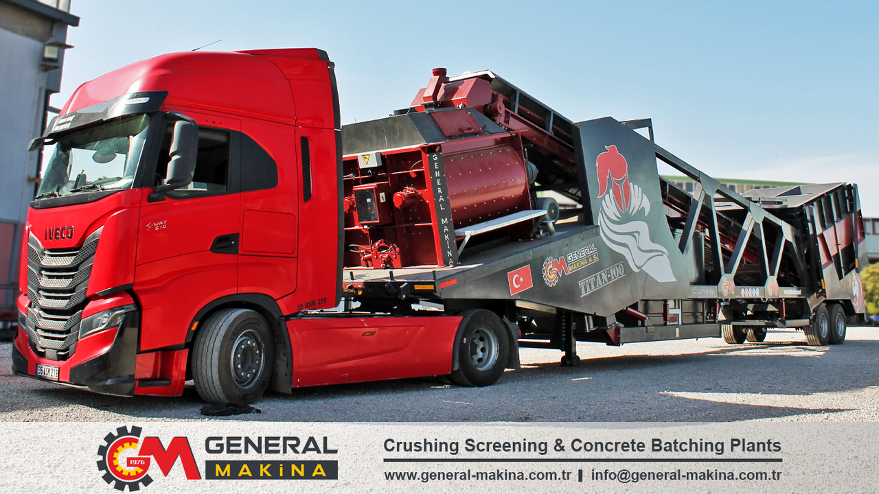 General Makina Titan 100 m3 Mobile Concrete Batching Plant - מנחית בטון: תמונה 3 General Makina Titan 100 m3 Mobile Concrete Batching Plant - מנחית בטון: תמונה 3
