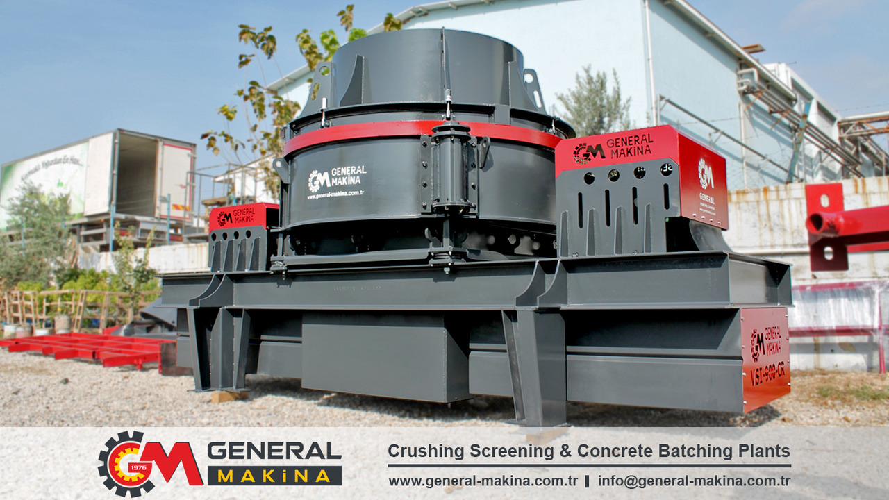 General Makina VSI 900 Vertical Impact Crusher From Turkey - מגרסת התנגשות: תמונה 1 General Makina VSI 900 Vertical Impact Crusher From Turkey - מגרסת התנגשות: תמונה 1