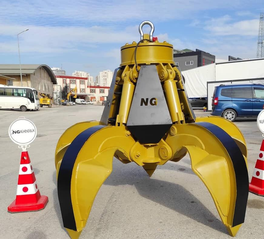 LIEBHERR ORANGE PEEL SCRAP GRABS - מכונת אחיזה עבור מחפר: תמונה 5 LIEBHERR ORANGE PEEL SCRAP GRABS - מכונת אחיזה עבור מחפר: תמונה 5