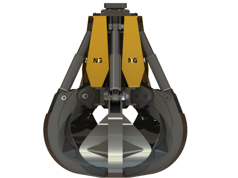 ORANGE PEEL SCRAP GRAPPLE - POLYP GRABS - מכונת אחיזה עבור מחפר: תמונה 3 ORANGE PEEL SCRAP GRAPPLE - POLYP GRABS - מכונת אחיזה עבור מחפר: תמונה 3