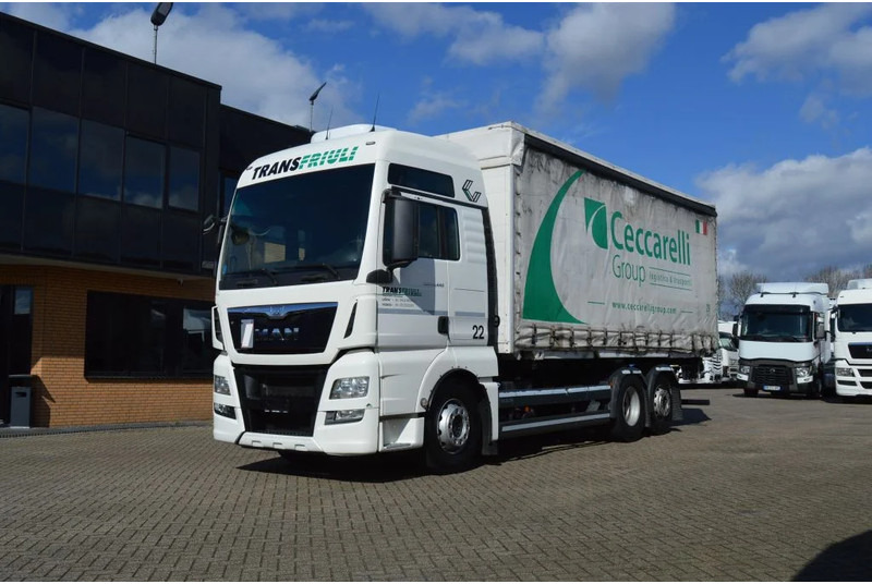 MAN TGX 26.440 * RETARDER * EURO6 * 6X2 * - משאית וילונות צד: תמונה 1 MAN TGX 26.440 * RETARDER * EURO6 * 6X2 * - משאית וילונות צד: תמונה 1