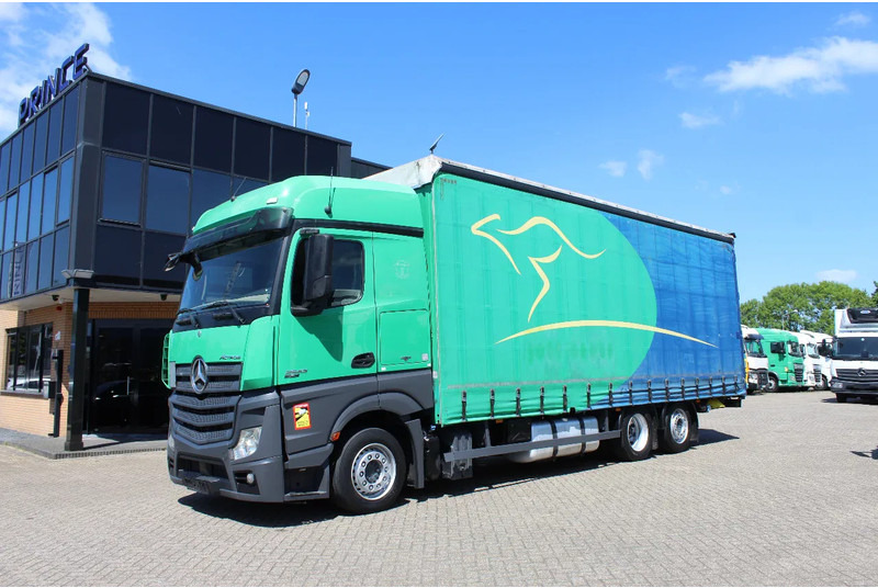 Mercedes-Benz Actros 1842 * EURO6 * 6X2 * - משאית וילונות צד: תמונה 1 Mercedes-Benz Actros 1842 * EURO6 * 6X2 * - משאית וילונות צד: תמונה 1