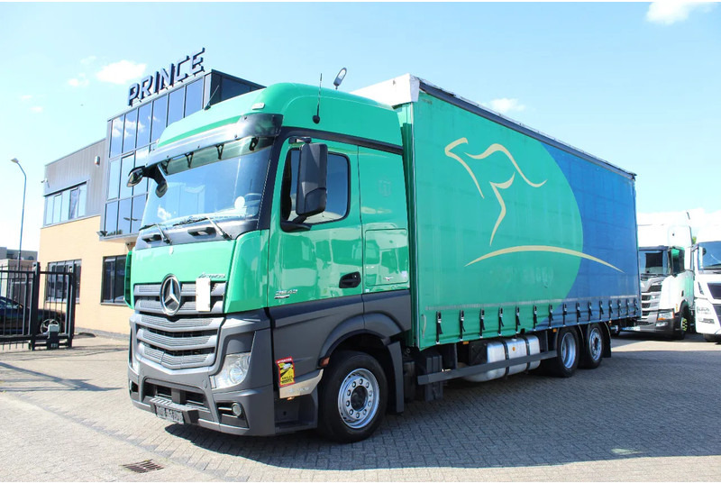 Mercedes-Benz Actros 2642 * EURO6 * 6X2 * - משאית וילונות צד: תמונה 1 Mercedes-Benz Actros 2642 * EURO6 * 6X2 * - משאית וילונות צד: תמונה 1