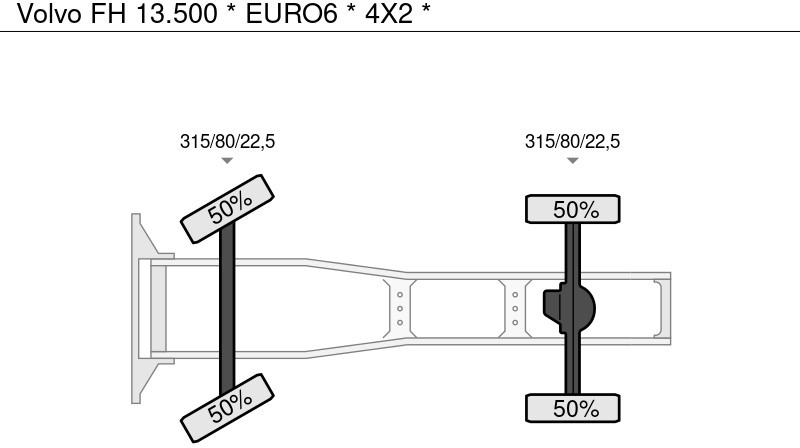יחידת טרקטור Volvo FH 13.500 * EURO6 * 4X2 *: תמונה 19