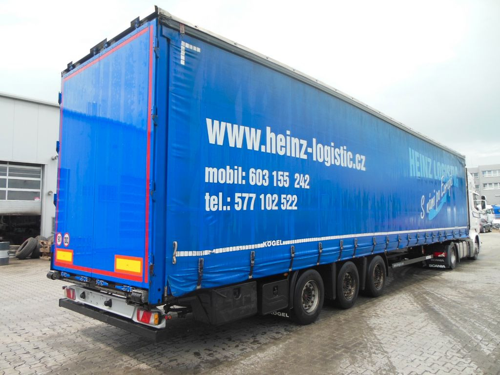 Kögel SN 24, LOWDECK, SAF, LIFTACHSE - סמיטריילר עם וילונות צד: תמונה 1 Kögel SN 24, LOWDECK, SAF, LIFTACHSE - סמיטריילר עם וילונות צד: תמונה 1