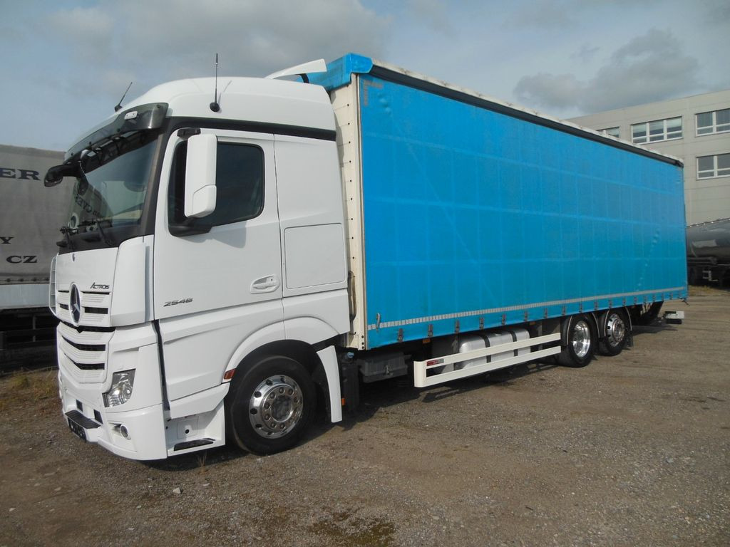 Mercedes-Benz ACTROS 2546, 24 PALETTEN, LBW, ALU FELGEN, TOP!! - משאית וילונות צד: תמונה 1 Mercedes-Benz ACTROS 2546, 24 PALETTEN, LBW, ALU FELGEN, TOP!! - משאית וילונות צד: תמונה 1