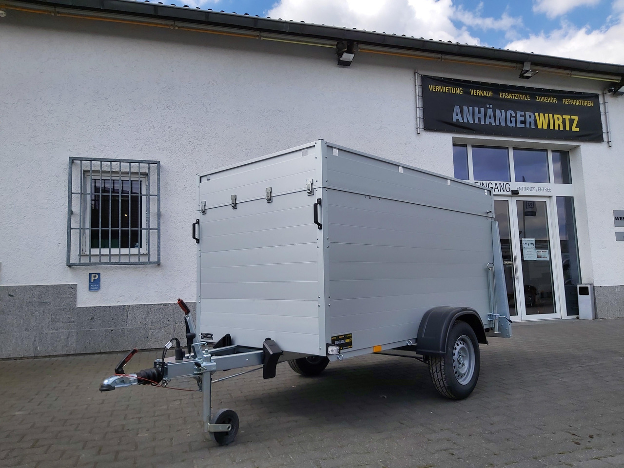 ALUBOXX Deckelanhänger GTB 1200 VT2 251x126x118cm Heckrampe (S) 1160kg Winter Aktion - קרון נגרר בתיבה סגורה: תמונה 3 ALUBOXX Deckelanhänger GTB 1200 VT2 251x126x118cm Heckrampe (S) 1160kg Winter Aktion - קרון נגרר בתיבה סגורה: תמונה 3