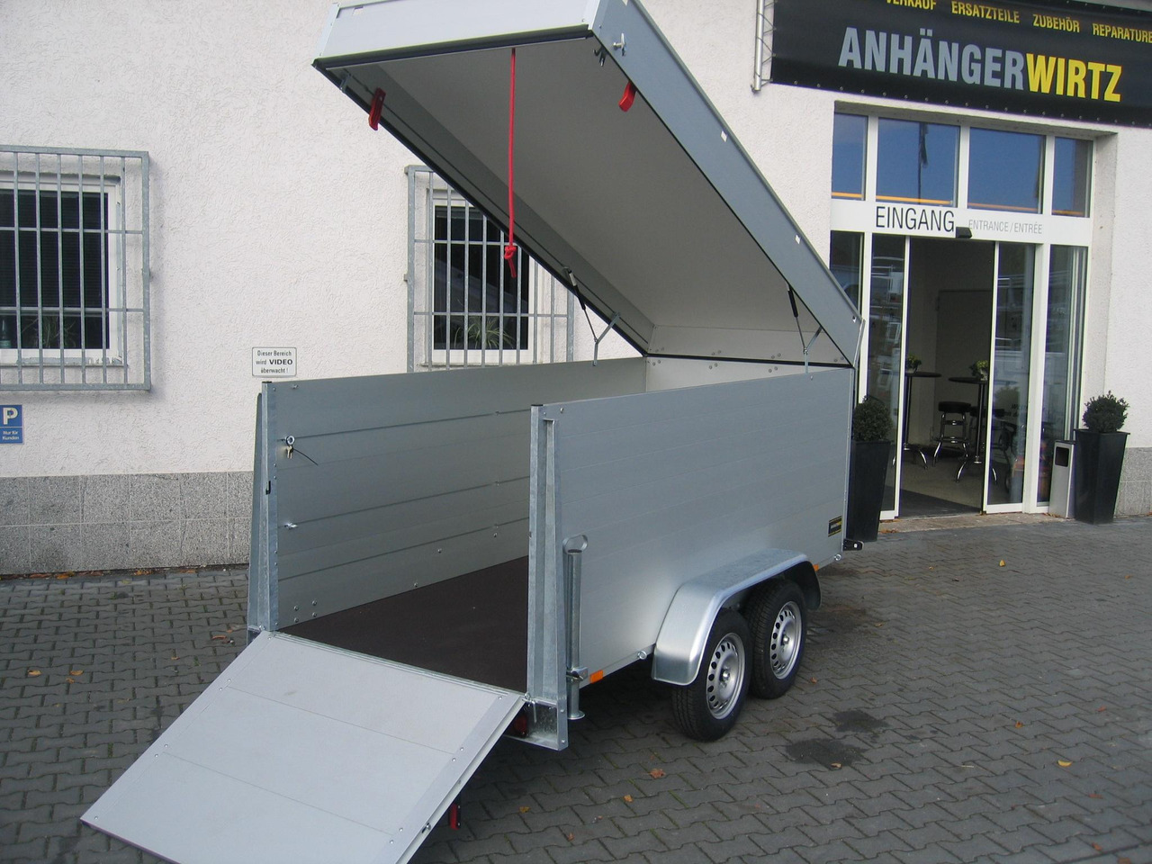 ALUBOXX Deckelanhänger GTT 1500 VT2 301x126x118cm Heckrampe (M) 1500kg order Aktion - קרון נגרר בתיבה סגורה: תמונה 4 ALUBOXX Deckelanhänger GTT 1500 VT2 301x126x118cm Heckrampe (M) 1500kg order Aktion - קרון נגרר בתיבה סגורה: תמונה 4