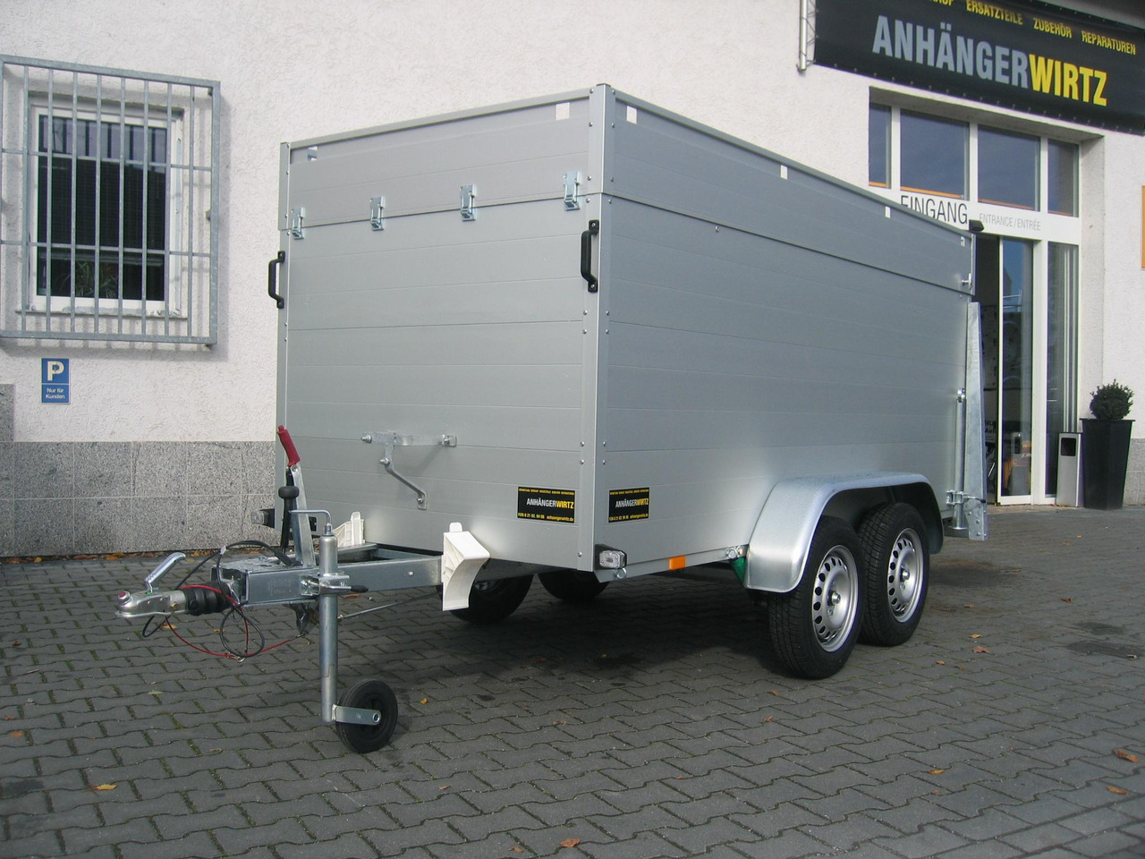 ALUBOXX Deckelanhänger GTT 1500 VT2 301x126x118cm Heckrampe (M) 1500kg order Aktion - קרון נגרר בתיבה סגורה: תמונה 2 ALUBOXX Deckelanhänger GTT 1500 VT2 301x126x118cm Heckrampe (M) 1500kg order Aktion - קרון נגרר בתיבה סגורה: תמונה 2