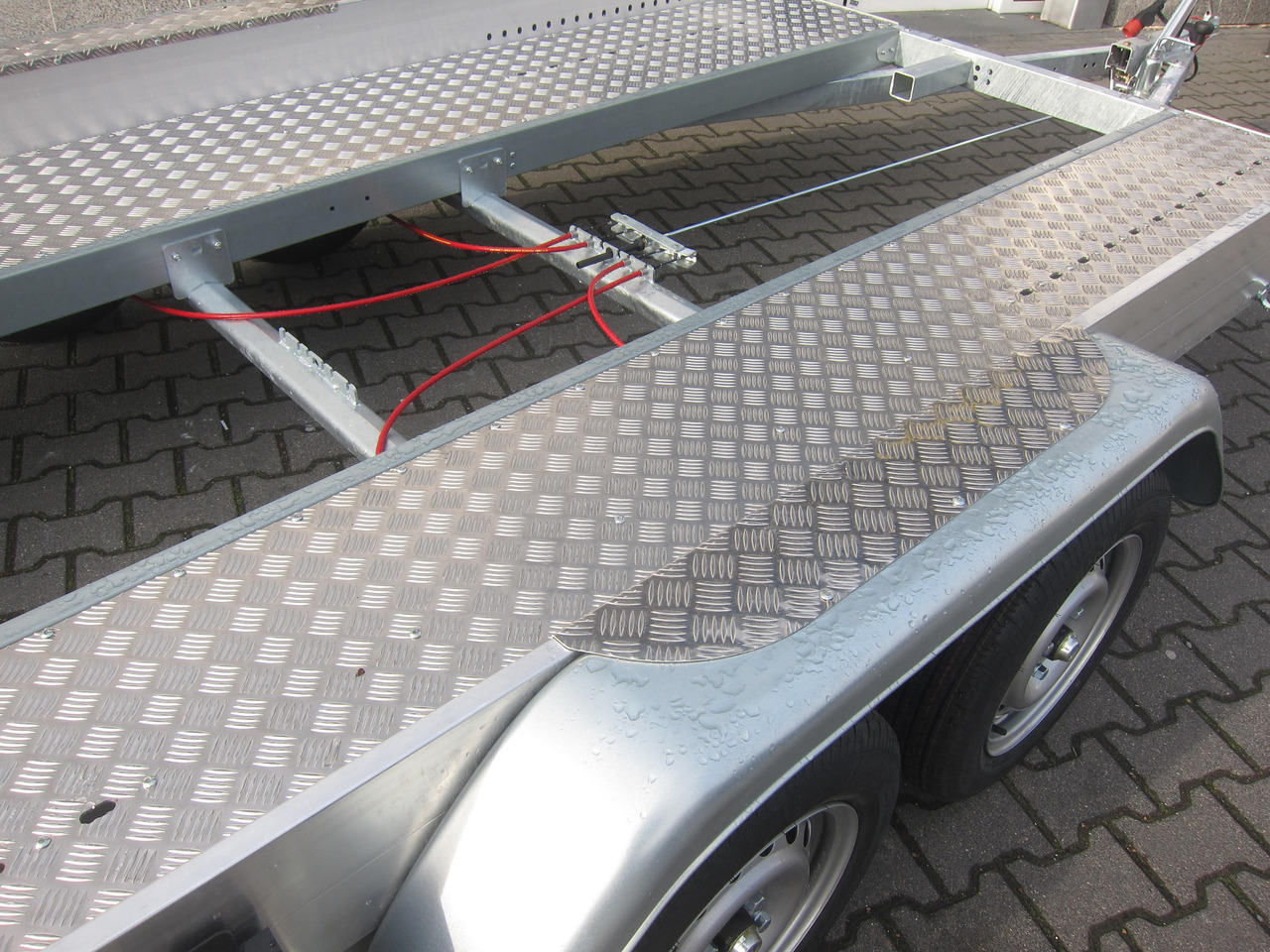 קרון נגרר בהובלה אוטומטית Anssems AMT ECO 2000 light 400x188x18cm (XL) Alurampen 2000kg Wohnmobilanhänger Januar Aktion: תמונה 9