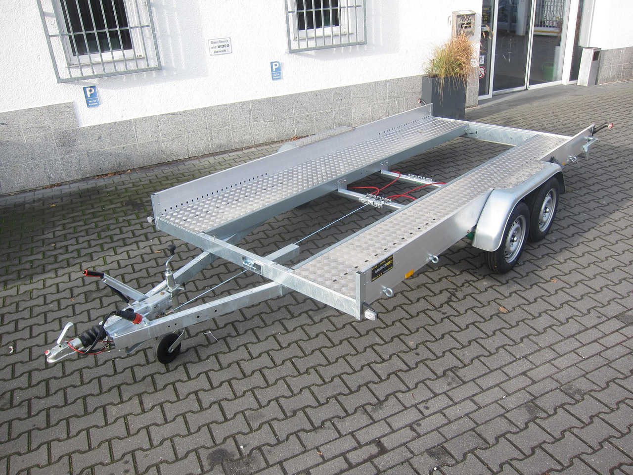 קרון נגרר בהובלה אוטומטית Anssems AMT ECO 2000 light 400x188x18cm (XL) Alurampen 2000kg Wohnmobilanhänger Januar Aktion: תמונה 6