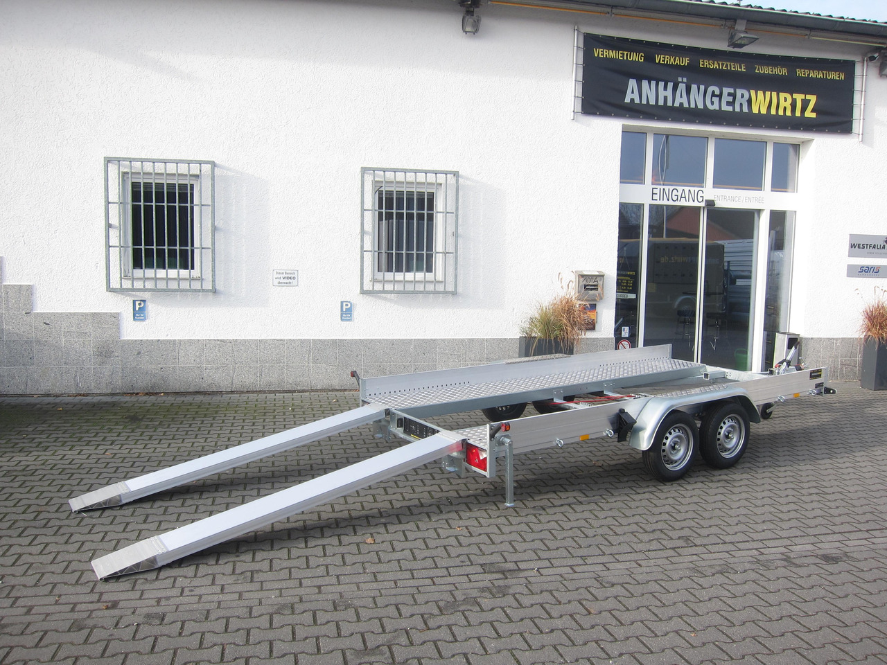 קרון נגרר בהובלה אוטומטית Anssems AMT ECO 2000 light 400x188x18cm (XL) Alurampen 2000kg Wohnmobilanhänger Januar Aktion: תמונה 12