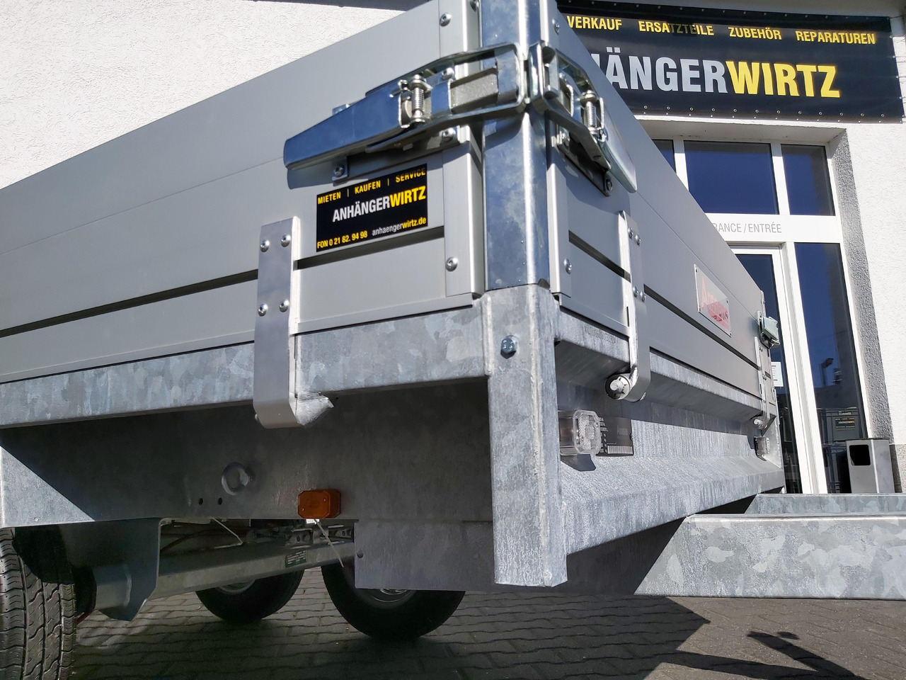 Anssems Hochlader PSX - S 2500 305x153x30cm (M) 2500kg preorder Aktion online - קרון נגרר צד נופל/ שטוח: תמונה 5 Anssems Hochlader PSX - S 2500 305x153x30cm (M) 2500kg preorder Aktion online - קרון נגרר צד נופל/ שטוח: תמונה 5