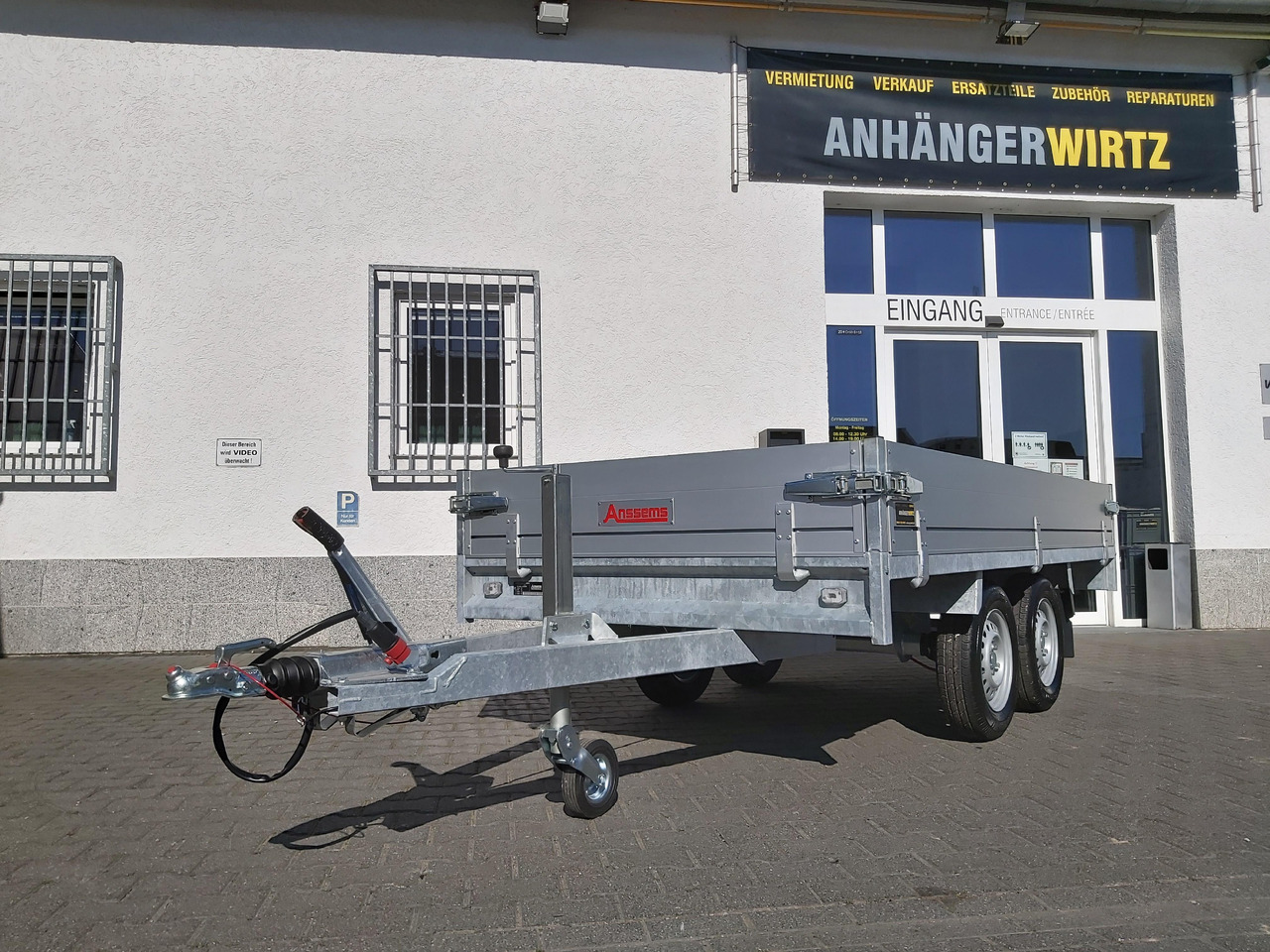 Anssems Hochlader PSX - S 2500 305x153x30cm (M) 2500kg preorder Aktion online - קרון נגרר צד נופל/ שטוח: תמונה 1 Anssems Hochlader PSX - S 2500 305x153x30cm (M) 2500kg preorder Aktion online - קרון נגרר צד נופל/ שטוח: תמונה 1