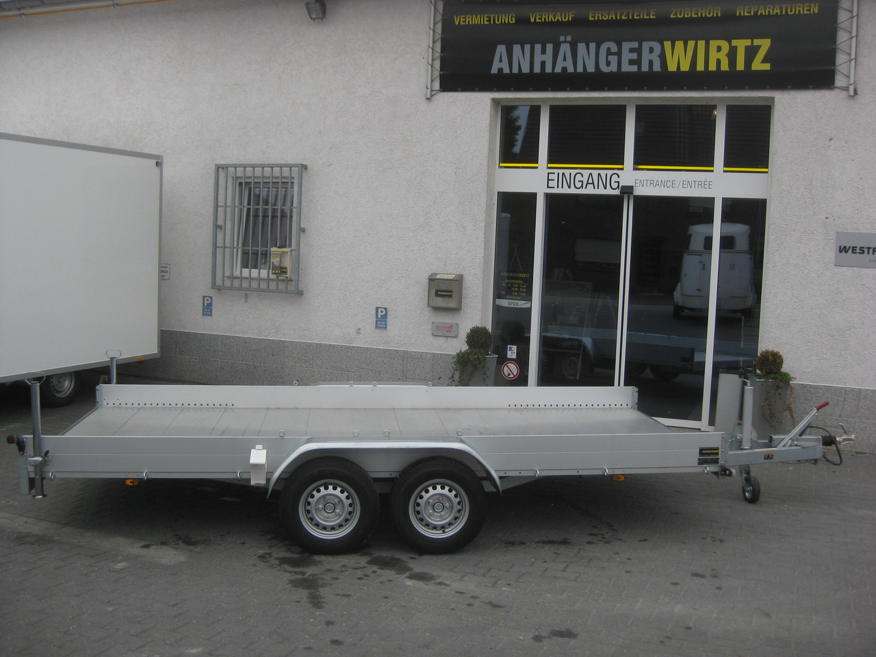 Anssems Transporter AMT 2500 407x180x18cm Aluboden Alurampen Seilwinde 2500kg online - קרון נגרר בהובלה אוטומטית: תמונה 3 Anssems Transporter AMT 2500 407x180x18cm Aluboden Alurampen Seilwinde 2500kg online - קרון נגרר בהובלה אוטומטית: תמונה 3