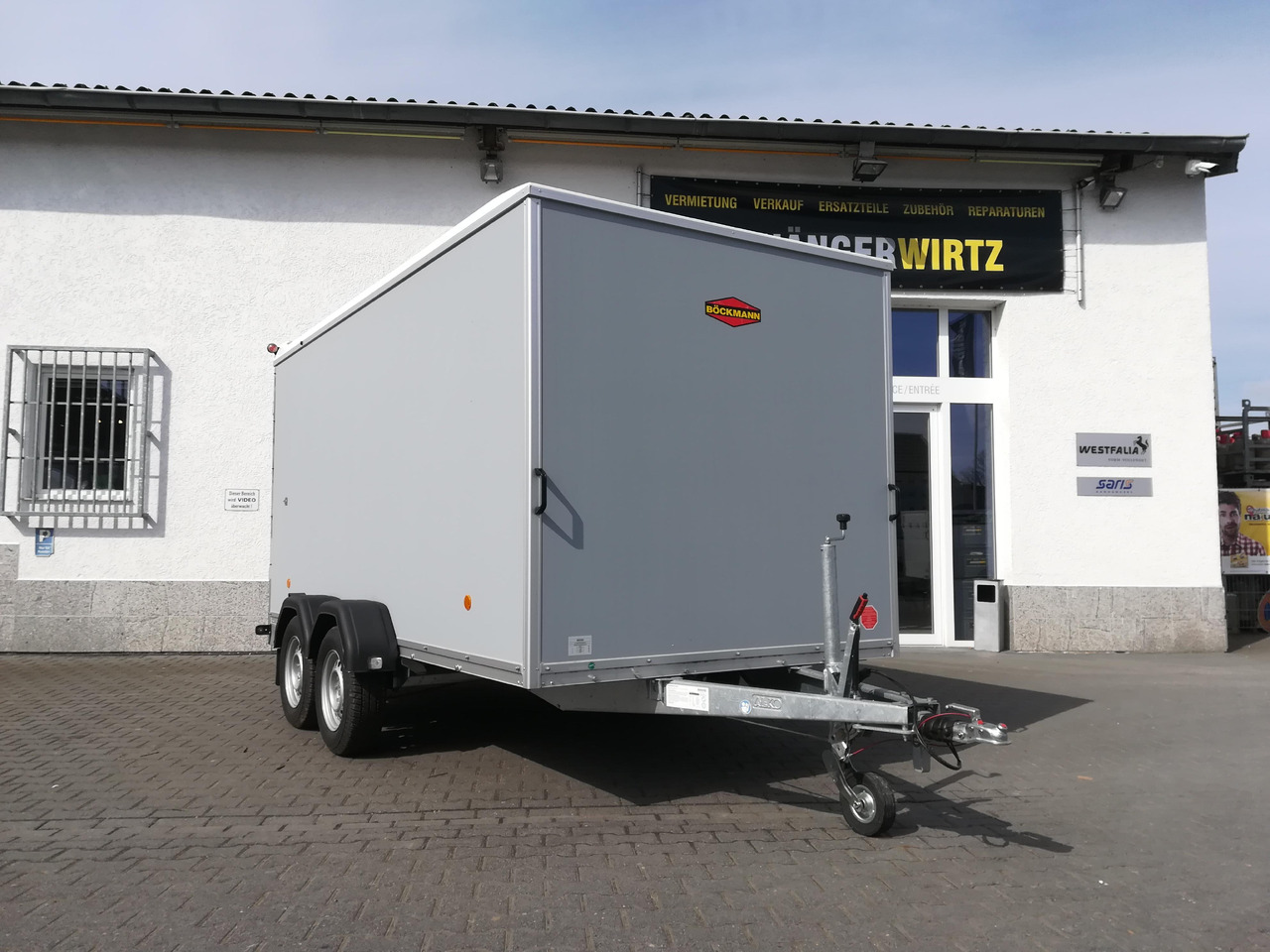 Böckmann Koffer KT 4018/27 M grau 400x185x182cm (XL) 2700kg - קרון נגרר בתיבה סגורה: תמונה 3 Böckmann Koffer KT 4018/27 M grau 400x185x182cm (XL) 2700kg - קרון נגרר בתיבה סגורה: תמונה 3