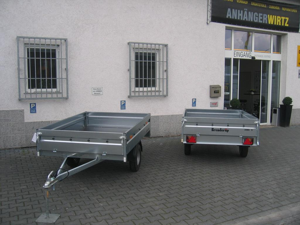 Brenderup 3205 SUB 750 204x142x35cm (XS) 750kg TOPSELLER - קרון נגרר צד נופל/ שטוח: תמונה 2 Brenderup 3205 SUB 750 204x142x35cm (XS) 750kg TOPSELLER - קרון נגרר צד נופל/ שטוח: תמונה 2