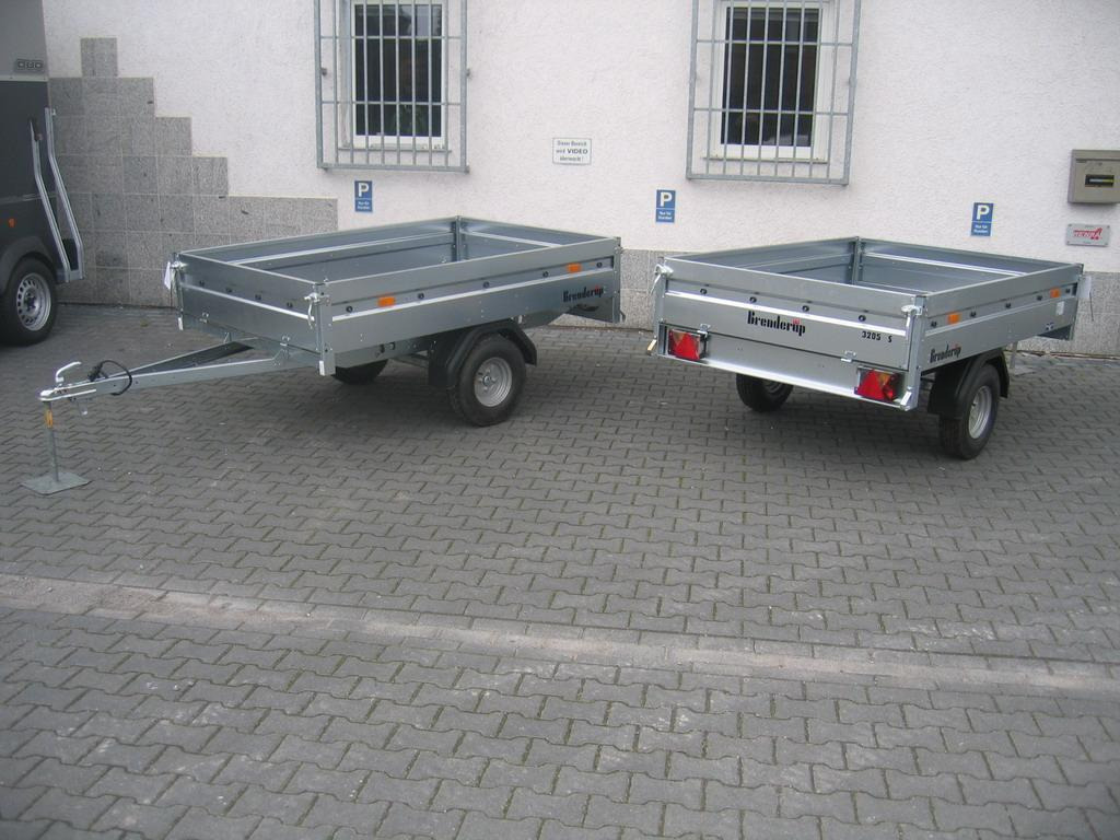 Brenderup 3205 SUB 750 204x142x35cm (XS) 750kg TOPSELLER - קרון נגרר צד נופל/ שטוח: תמונה 3 Brenderup 3205 SUB 750 204x142x35cm (XS) 750kg TOPSELLER - קרון נגרר צד נופל/ שטוח: תמונה 3